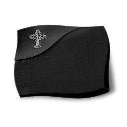 Grabstein Firenze/Indisch Black Baum 2 (Alu) 50x40