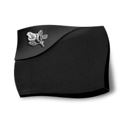 Grabstein Firenze/Indisch Black Rose 3 (Alu) 50x40