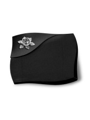 Grabstein Firenze/Indisch Black Rose 4 (Alu) 50x40