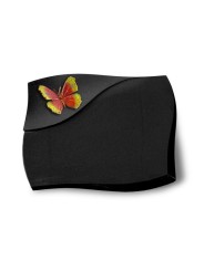 Grabstein Firenze/Indisch Black Papillon 2 (Color) 50x40