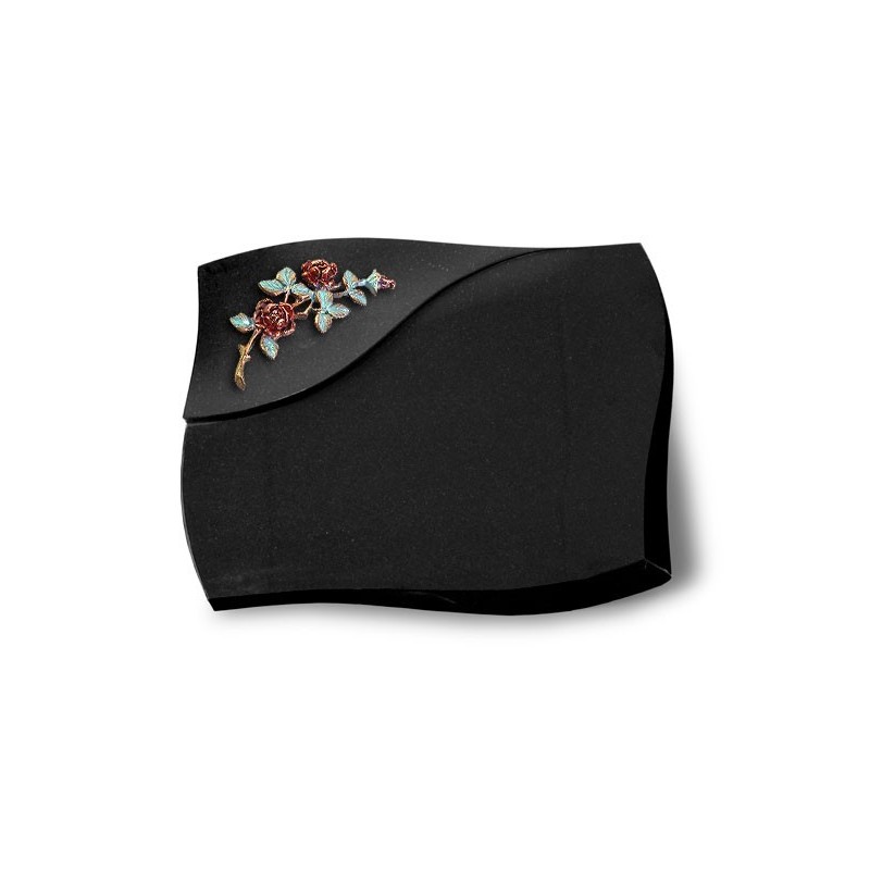 Grabstein Firenze/Indisch Black Rose 3 (Color) 50x40