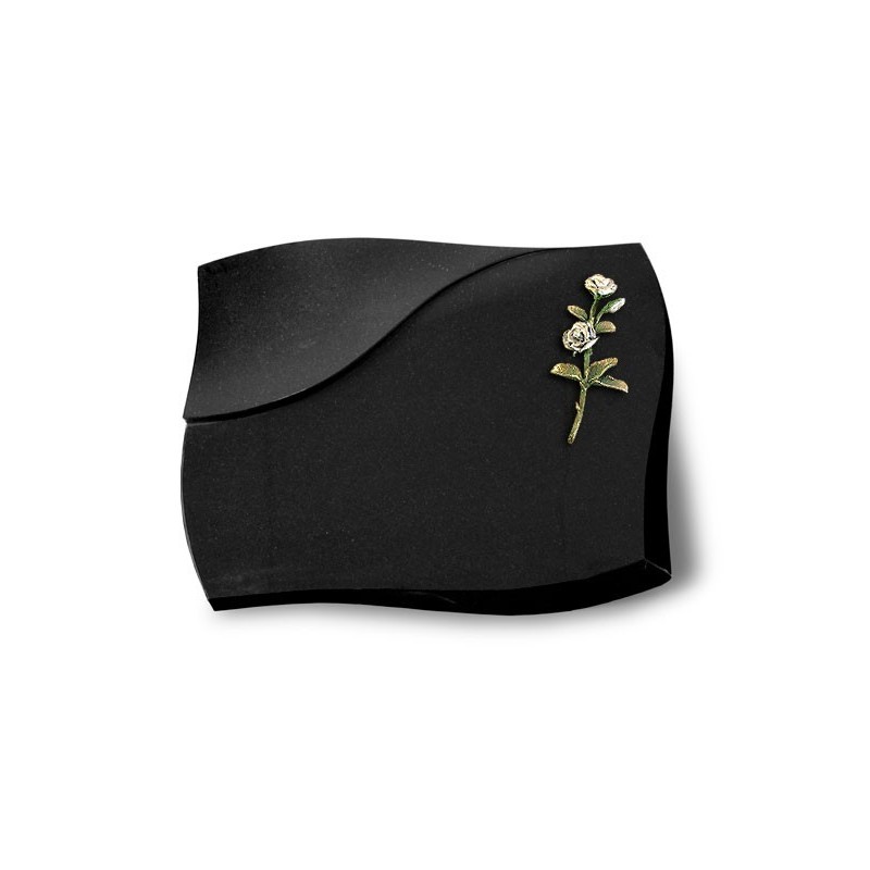 Grabstein Firenze/Indisch Black Rose 8 (Color) 50x40