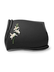 Grabstein Memory/Indisch Black Orchidee (Color) 50x40