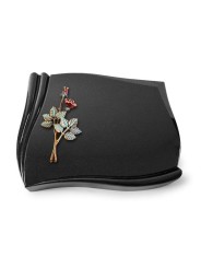 Grabstein Memory/Indisch Black Rose 5 (Color) 50x40
