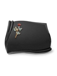 Grabstein Memory/Indisch Black Rose 7 (Color) 50x40