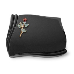 Grabstein Memory/Indisch Black Rose 7 (Color) 50x40