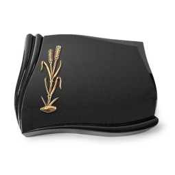 Grabstein Memory/Indisch Black Ähren 2 (Bronze) 50x40