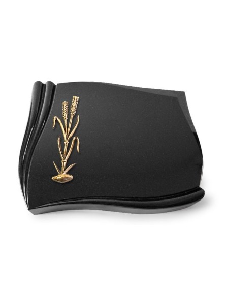 Grabstein Memory/Indisch Black Ähren 2 (Bronze) 50x40