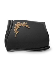 Grabstein Memory/Indisch Black Gingozweig 2 (Bronze) 50x40