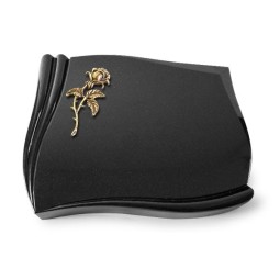 Grabstein Memory/Indisch Black Rose 2 (Bronze) 50x40