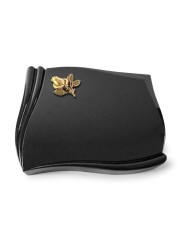 Grabstein Memory/Indisch Black Rose 3 (Bronze) 50x40