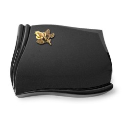 Grabstein Memory/Indisch Black Rose 3 (Bronze) 50x40