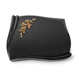 Grabstein Memory/Indisch Black Rose 5 (Bronze) 50x40