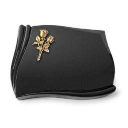 Grabstein Memory/Indisch Black Rose 11 (Bronze) 50x40