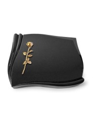 Grabstein Memory/Indisch Black Rose 12 (Bronze) 50x40