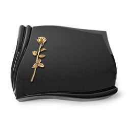 Grabstein Memory/Indisch Black Rose 12 (Bronze) 50x40