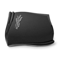 Grabstein Memory/Indisch Black Ähren 1 (Alu) 50x40