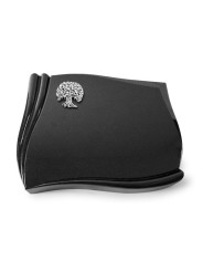 Grabstein Memory/Indisch Black Baum 3 (Alu) 50x40
