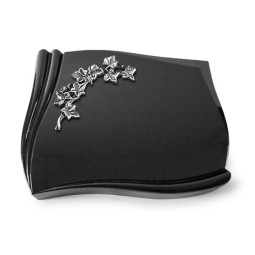 Grabstein Memory/Indisch Black Efeu (Alu) 50x40