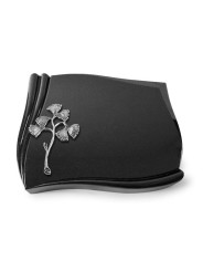 Grabstein Memory/Indisch Black Gingozweig 1 (Alu) 50x40