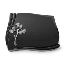 Grabstein Memory/Indisch Black Gingozweig 1 (Alu) 50x40