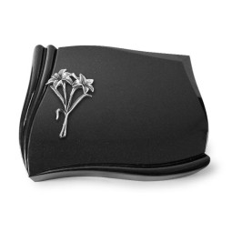 Grabstein Memory/Indisch Black Lilie (Alu) 50x40