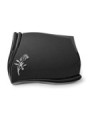 Grabstein Memory/Indisch Black Rose 6 (Alu) 50x40