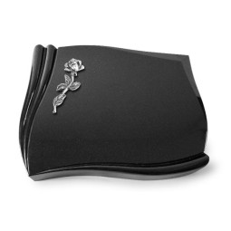 Grabstein Memory/Indisch Black Rose 7 (Alu) 50x40