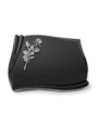 Grabstein Memory/Indisch Black Rose 13 (Alu) 50x40