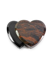 Grabstein Amoureux/Aruba-Black (ohne Ornament)