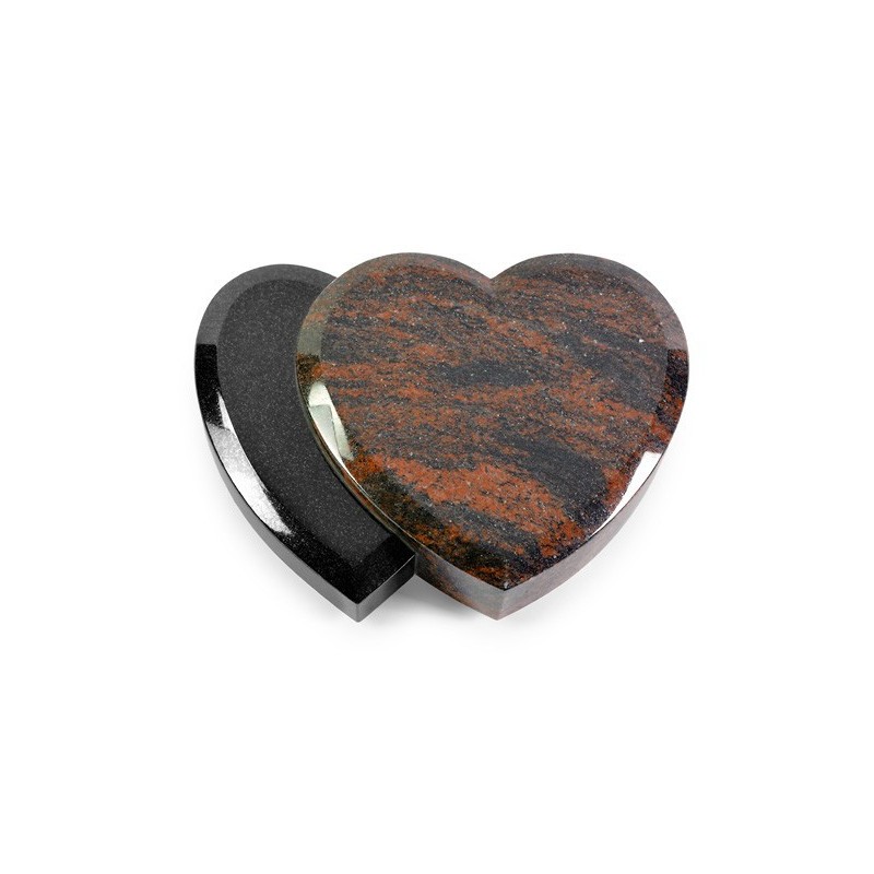 Grabstein Amoureux/Aruba-Black (ohne Ornament)