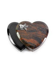 Grabstein Amoureux/Aruba-Black Rose 3 (Alu)