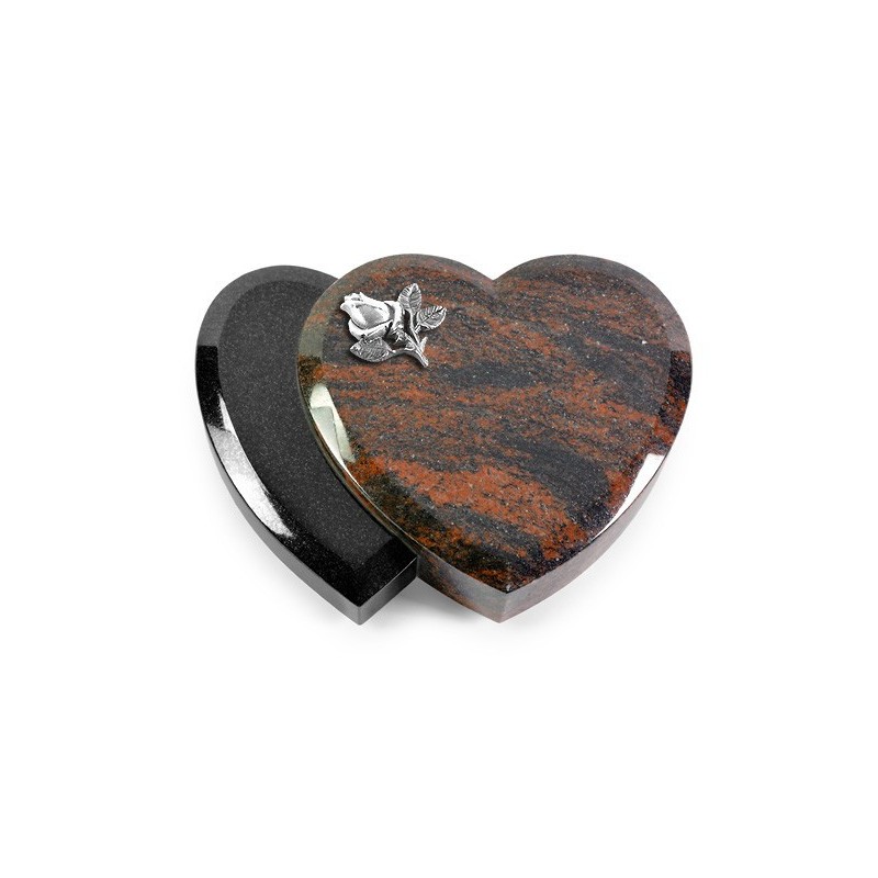 Grabstein Amoureux/Aruba-Black Rose 3 (Alu)