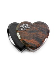 Grabstein Amoureux/Aruba-Black Rose 4 (Alu)