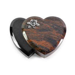 Grabstein Amoureux/Aruba-Black Rose 4 (Alu)