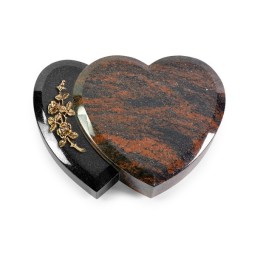 Grabstein Amoureux/Aruba-Black Rose 5 (Bronze)