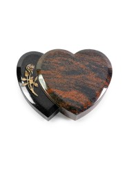 Grabstein Amoureux/Aruba-Black Rose 6 (Bronze)