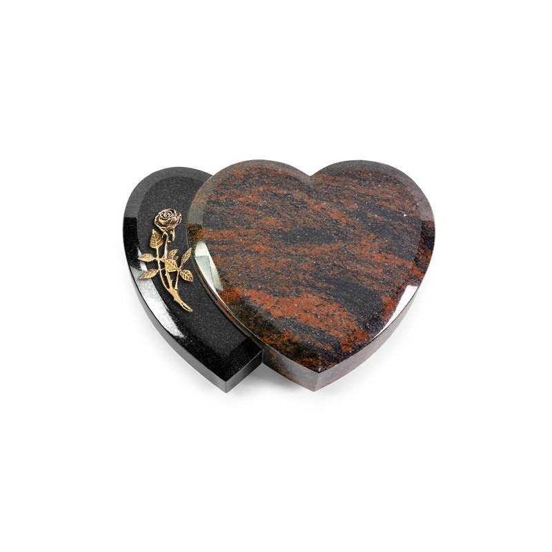 Grabstein Amoureux/Aruba-Black Rose 6 (Bronze)