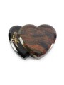 Grabstein Amoureux/Aruba-Black Rose 6 (Bronze)