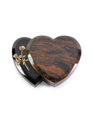 Grabstein Amoureux/Aruba-Black Rose 10 (Bronze)