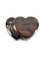 Grabstein Amoureux/Aruba-Black Rose 10 (Bronze)
