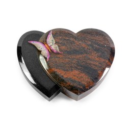 Grabstein Amoureux/Aruba-Black Papillon 1 (Color)