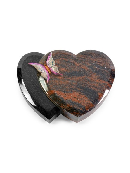 Grabstein Amoureux/Aruba-Black Papillon 1 (Color)