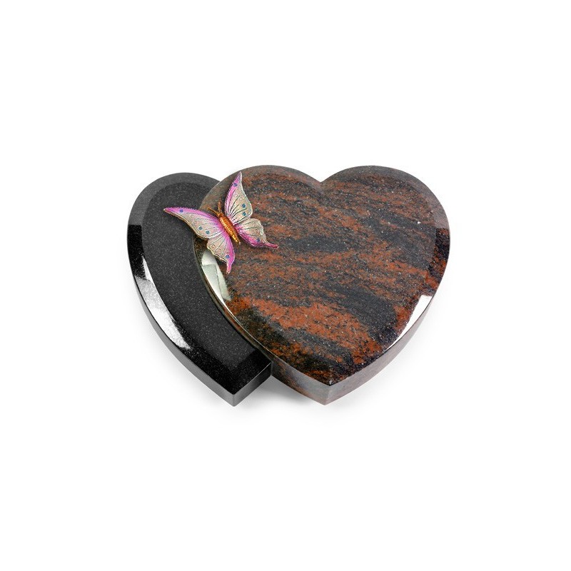 Grabstein Amoureux/Aruba-Black Papillon 1 (Color)