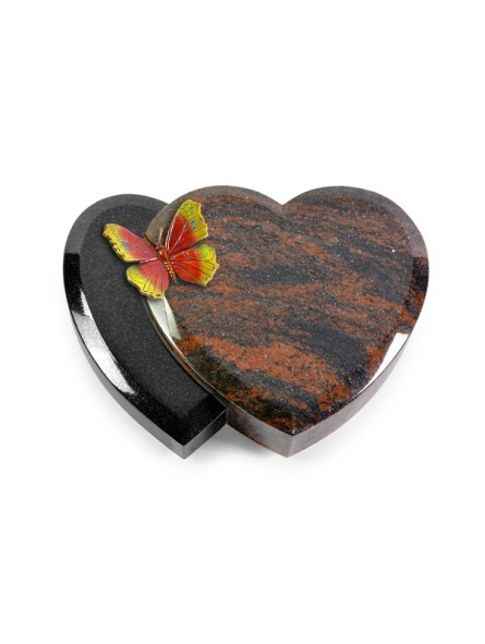Grabstein Amoureux/Aruba-Black Papillon 2 (Color)