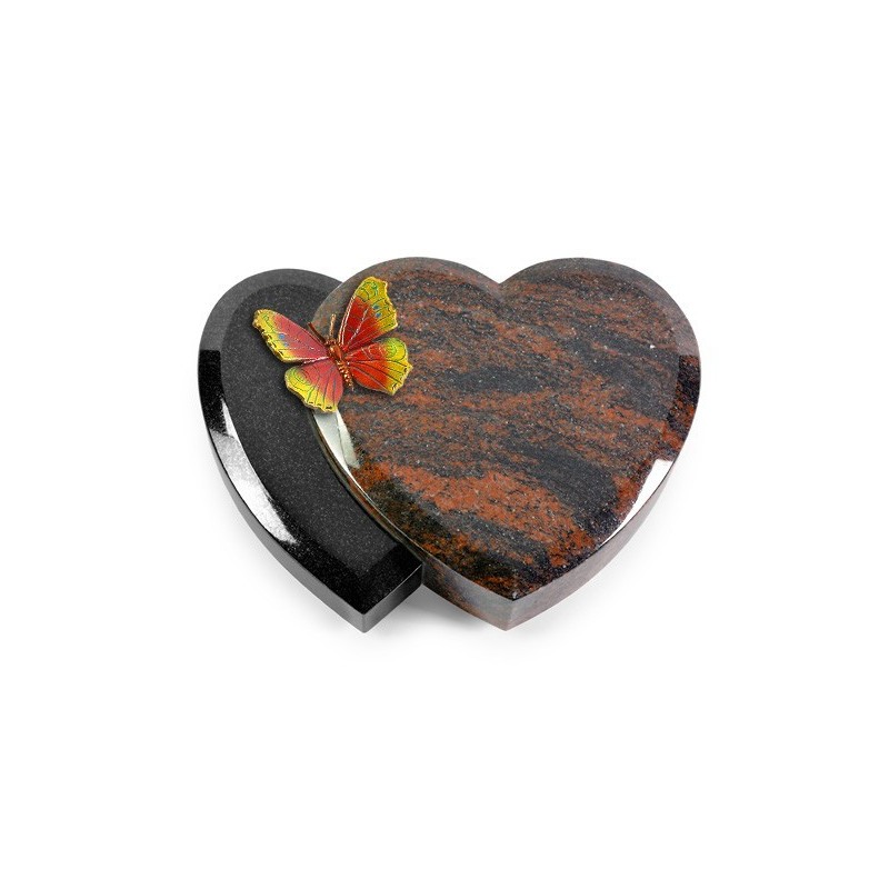 Grabstein Amoureux/Aruba-Black Papillon 2 (Color)