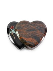 Grabstein Amoureux/Aruba-Black Rose 2 (Color)