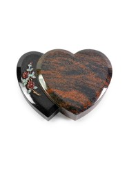 Grabstein Amoureux/Aruba-Black Rose 3 (Color)
