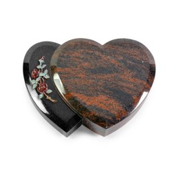 Grabstein Amoureux/Aruba-Black Rose 3 (Color)