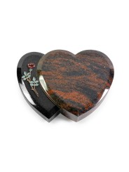 Grabstein Amoureux/Aruba-Black Rose 4 (Color)